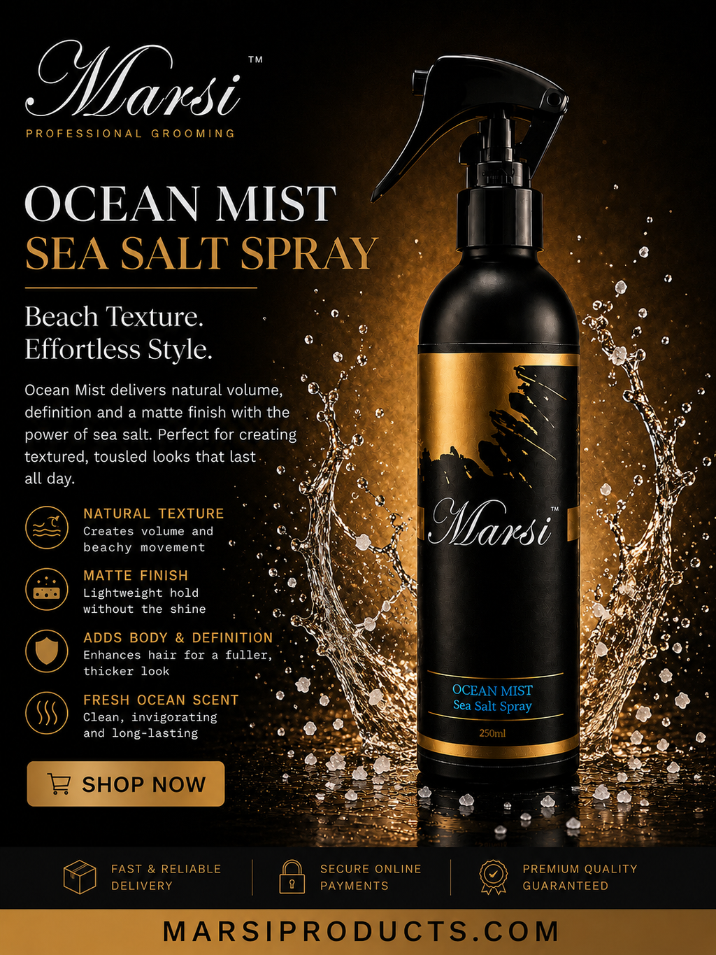 Ocean Mist Sea Salt 250ml