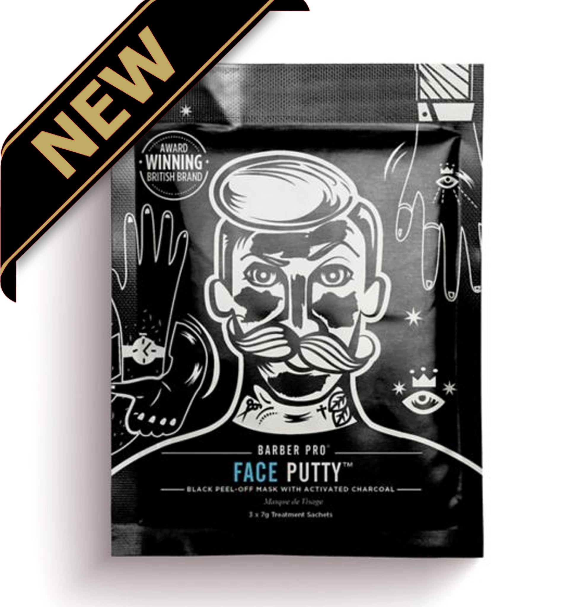 FACE PUTTY Peel-Off Mask with Activated Charcoal